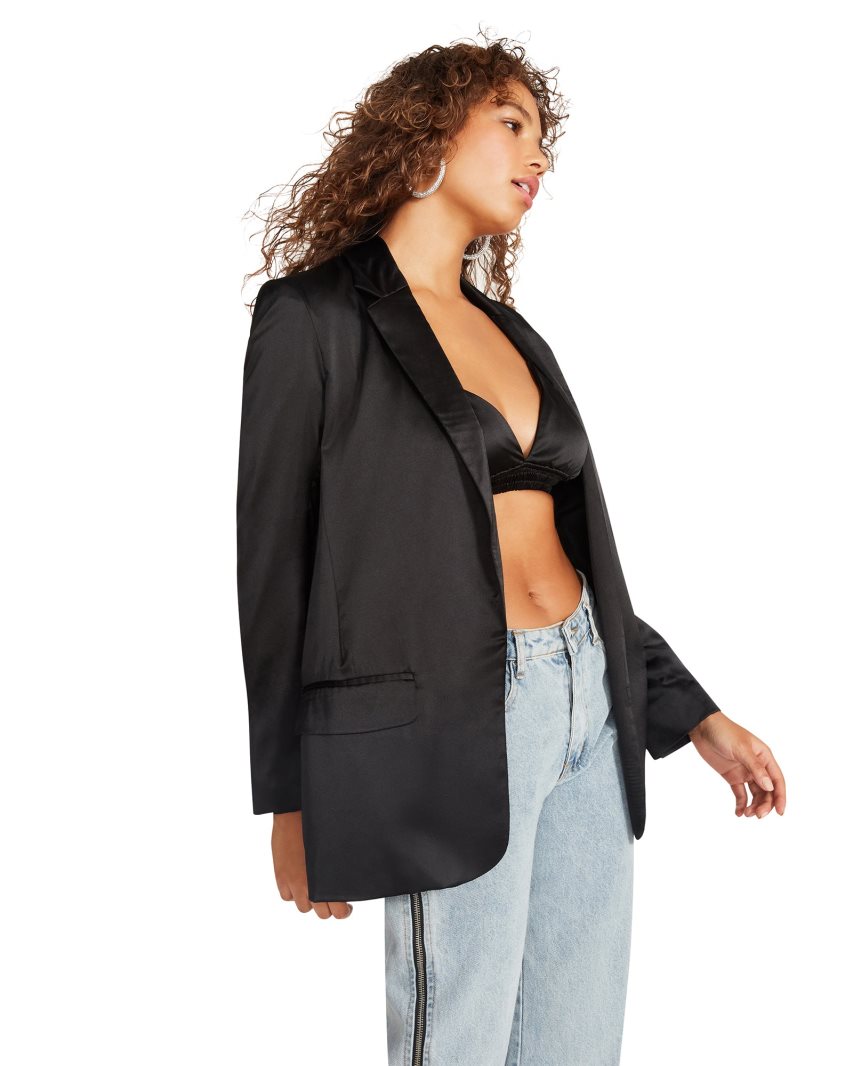 Chaquetas Steve Madden Audrey Mujer Negras | ES IE3694